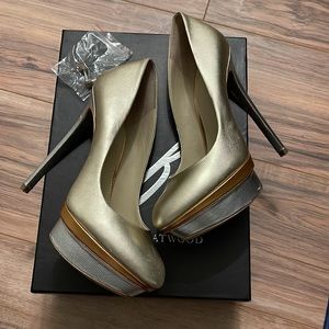 Brian Atwood Mixed Metallic Pumps